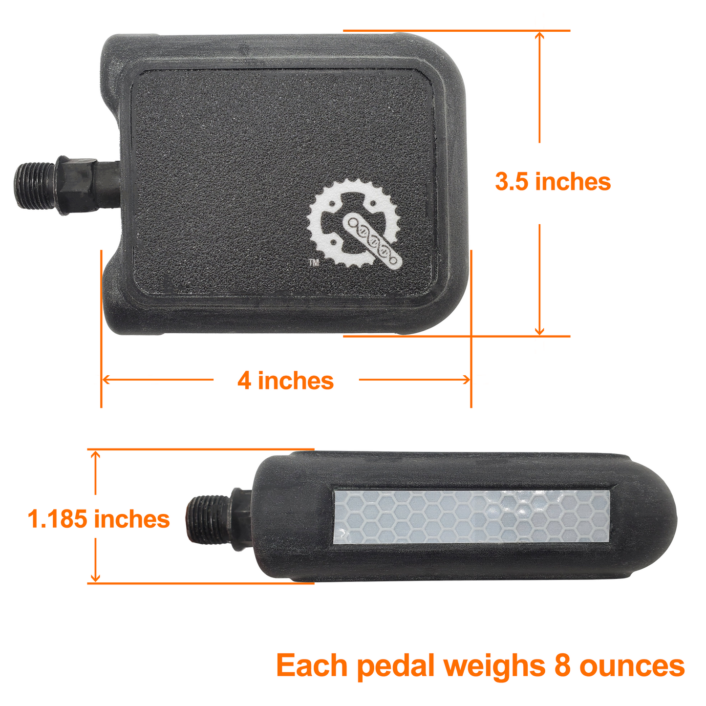 Bumper Pedal Set (Vintage Size)